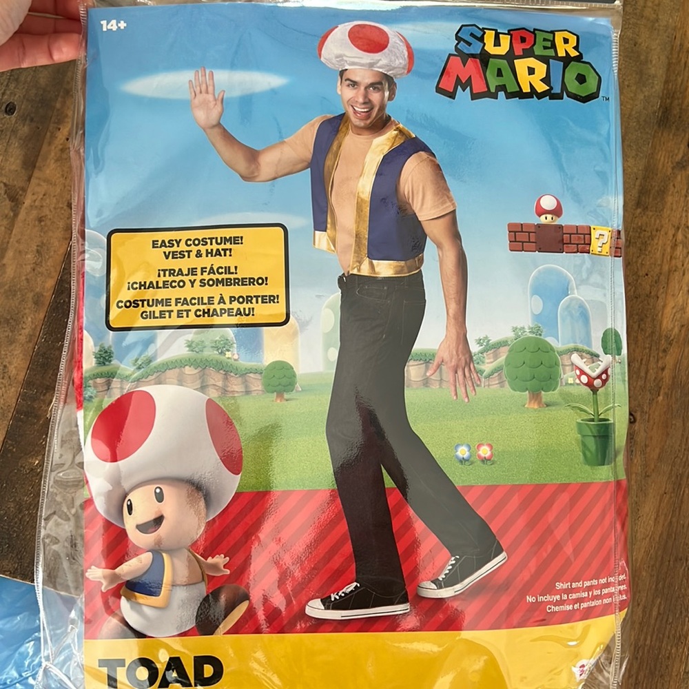 Toad super Mario accessory kit